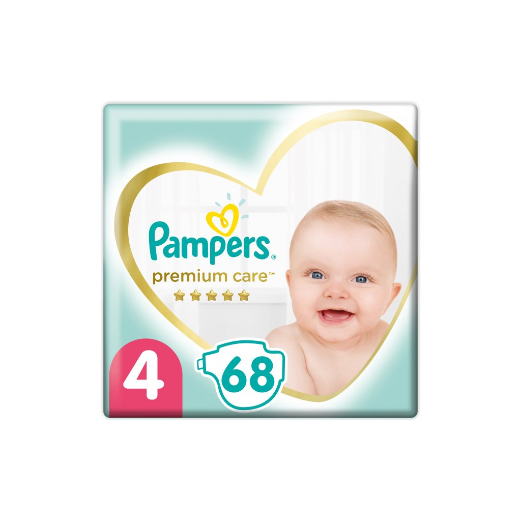 

Подгузник Pampers Premium Care Maxi Размер 4 (9-14 кг) 68 шт (8001841104959)