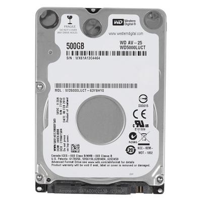 

Жесткий диск для ноутбука 2.5 500GB WD (# WD5000LUCT-FR#)