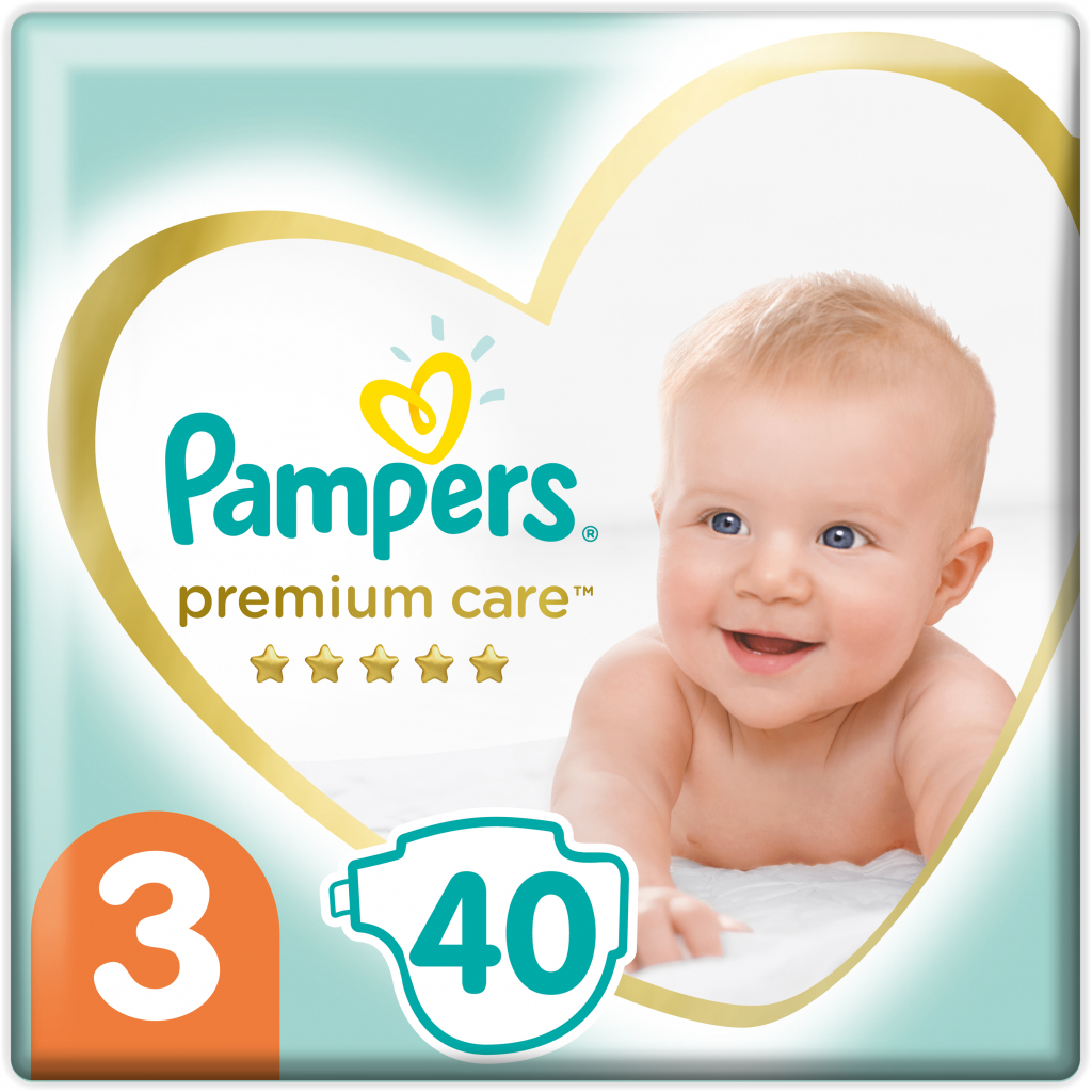 

Подгузник Pampers Premium Care Midi Размер 3 (6-10 кг) 40 шт (8001090379337)