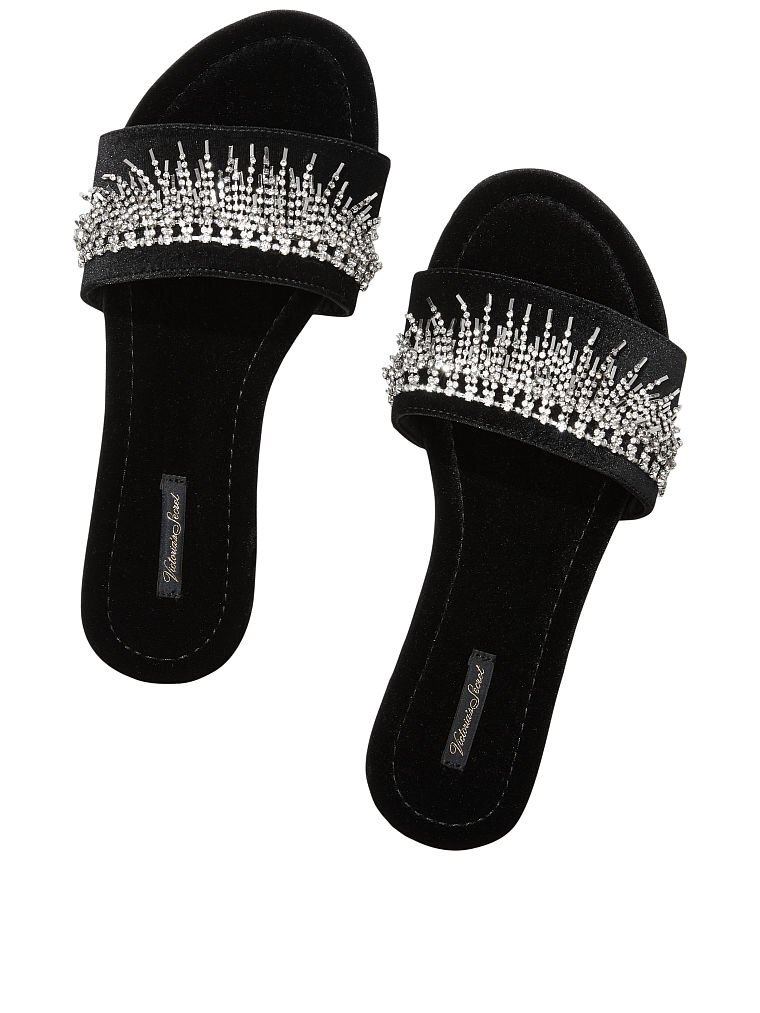 

Женские тапочки Victoria's Secret домашние комнатные 1159759450 (Черный, 40-41)