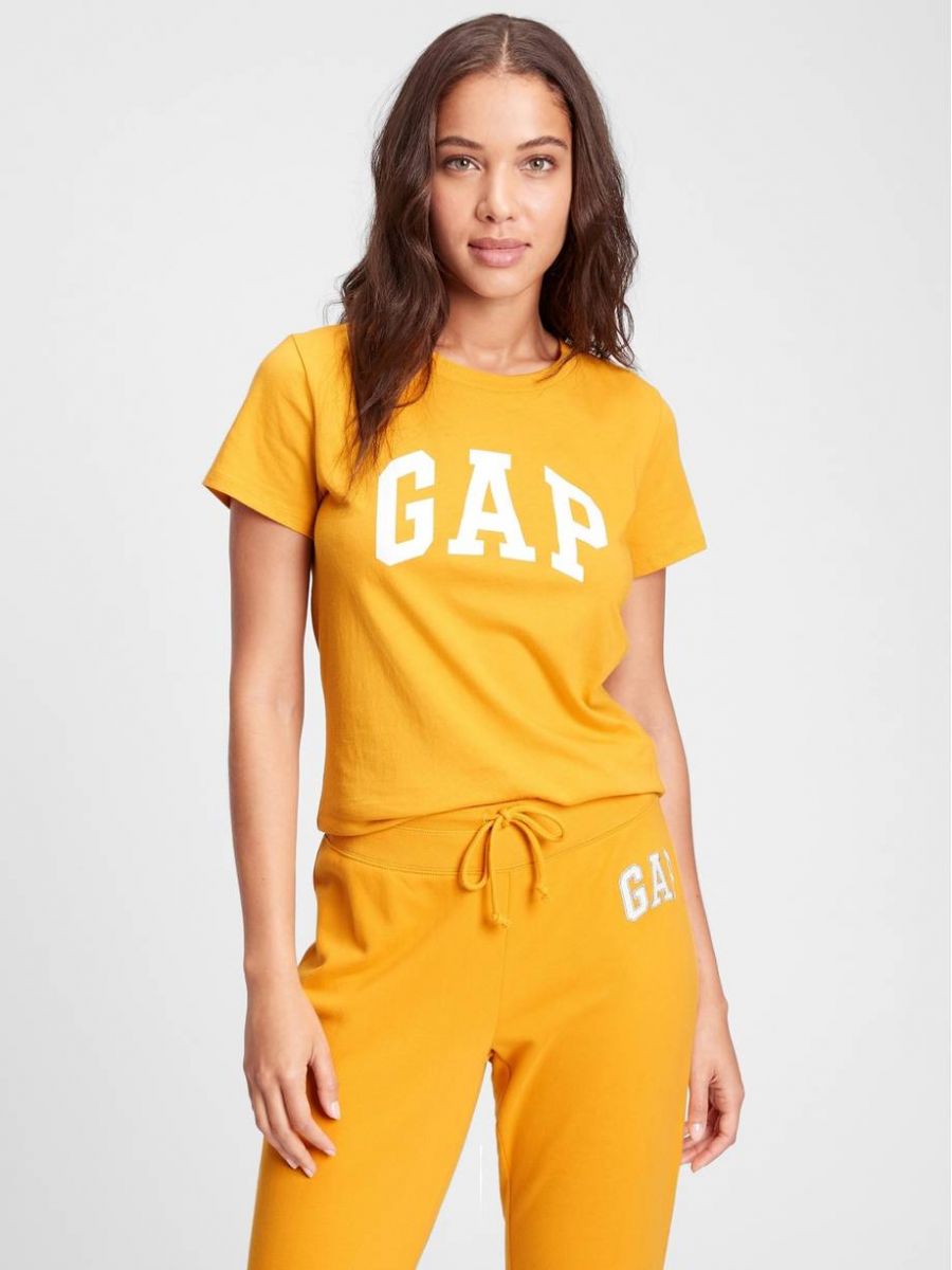 

Женская летняя футболка GAP 1159759473 (Золотой, Женская летняя футболка GAP 1159759473 (Золотой, L)
