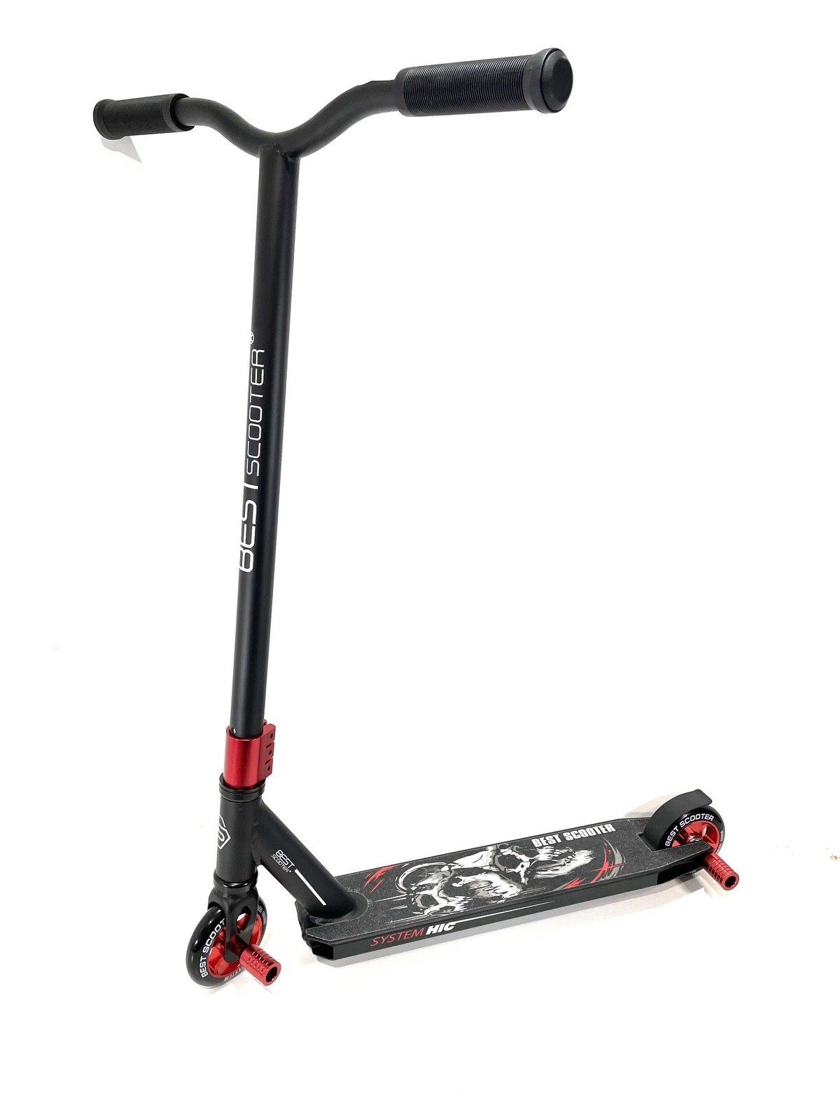 

Самокат трюковый Best Scooter HIC система пеги колёса 100мм Чёрно/Красный