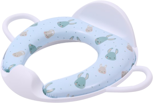 

Накладка на унитаз Lorelli с ручками + спинка Dots white (10130700011)