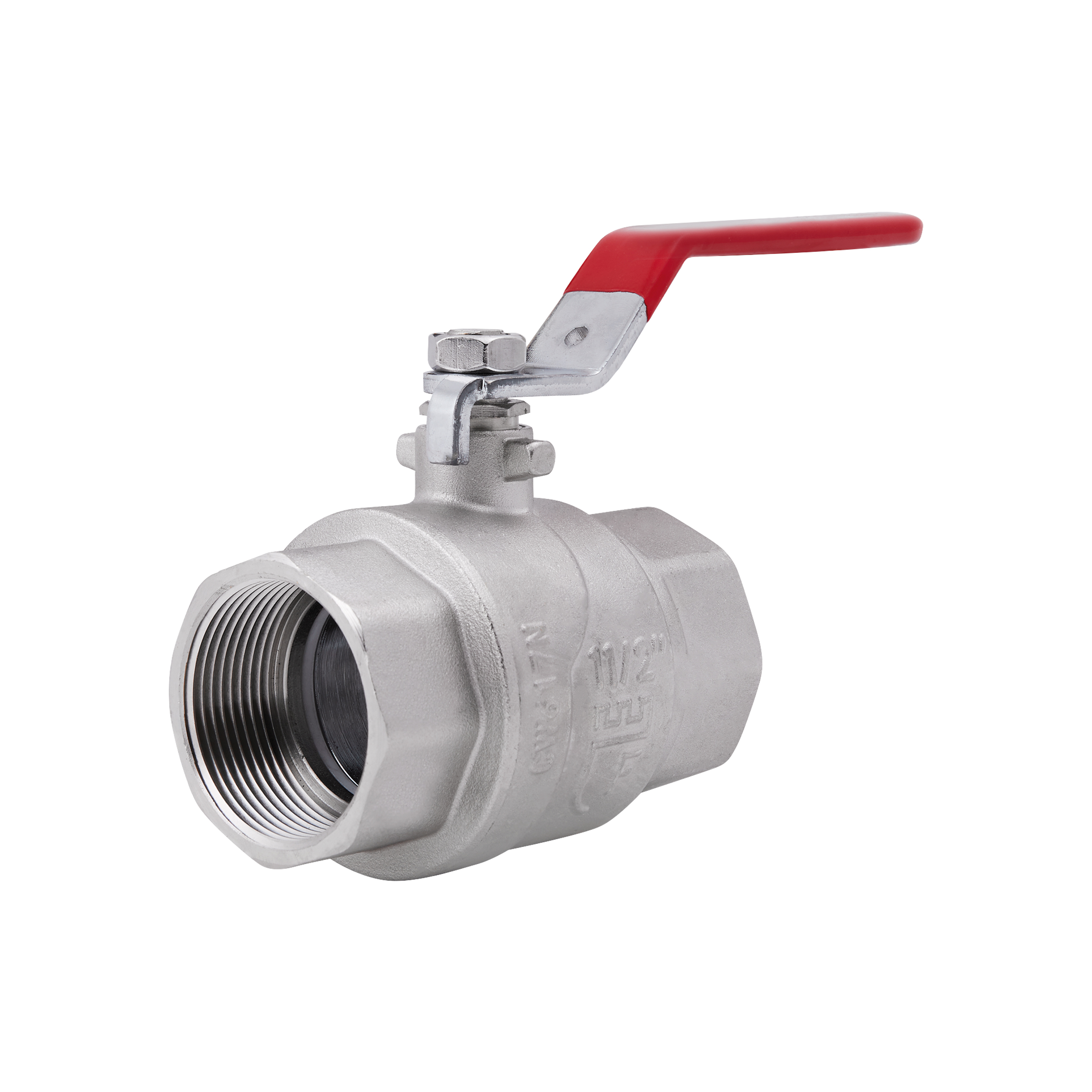 

Кран шаровой SD Forte 1" 1/2 ВР для воды (ручка) SF600W40 SD00010551