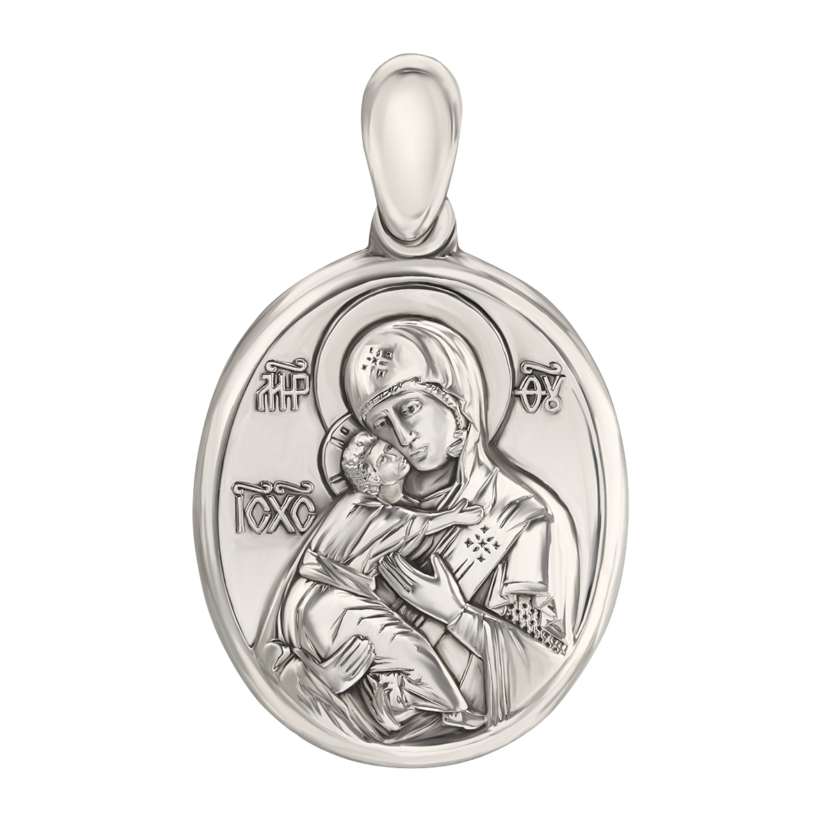 

Серебряная ладанка "Владимирская икона Божией матери" Tango Jewellery Company 110144С