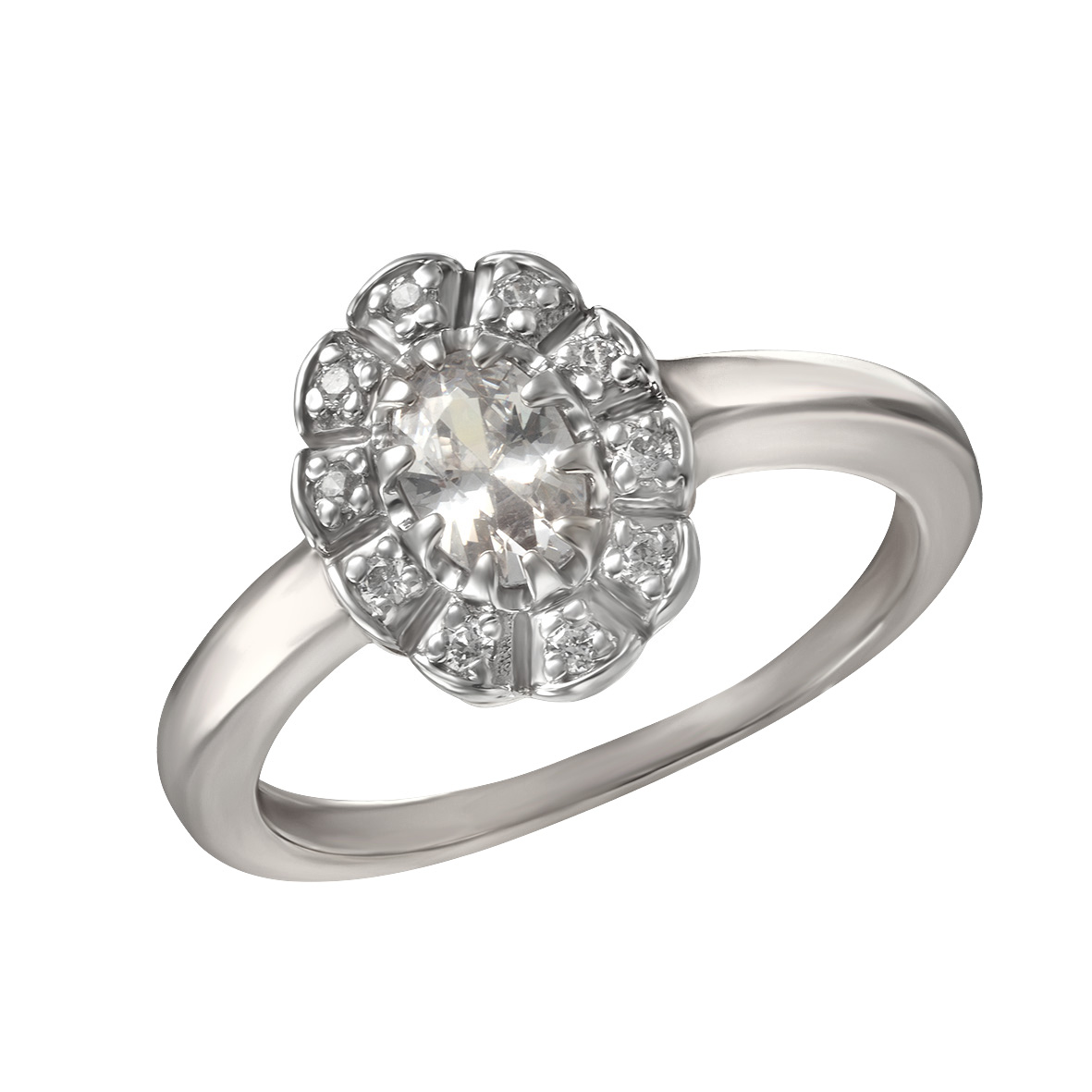 

Кольцо в белом золоте с фианитами Tango Jewellery Company 330183В размер 17.5
