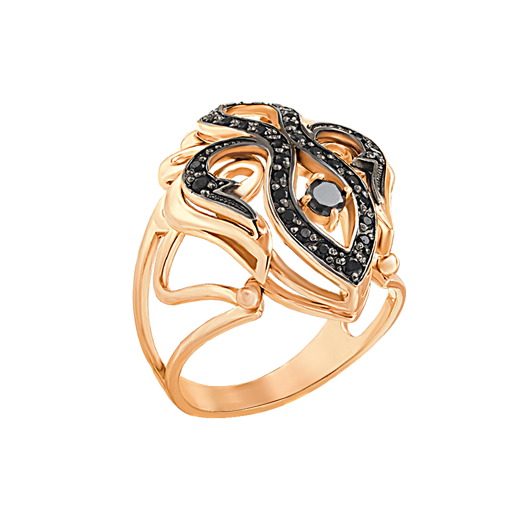 

Золотое кольцо с фианитами Tango Jewellery Company 330899 размер 17.5