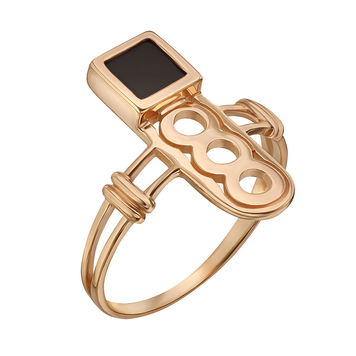

Золотое кольцо с агатом Tango Jewellery Company 369685 размер 16.5