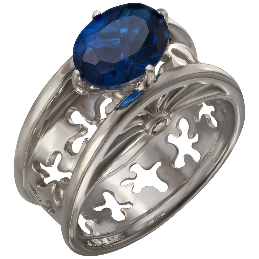 

Серебряное кольцо с фианитом Tango Jewellery Company 320747С размер 18