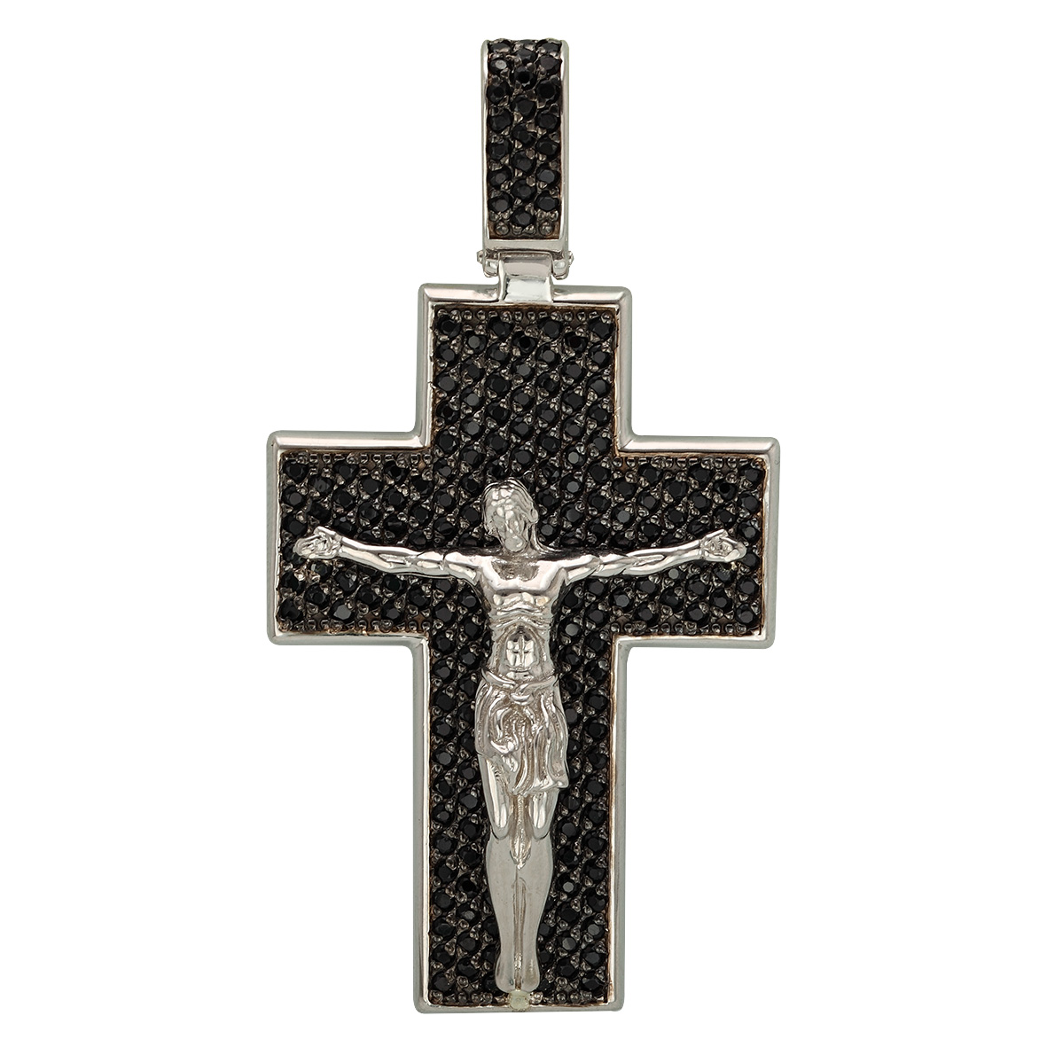 

Серебряный крестик с фианитами Tango Jewellery Company 270049С