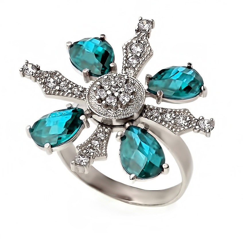 

Серебряное кольцо с фианитами Tango Jewellery Company 330692С размер 17