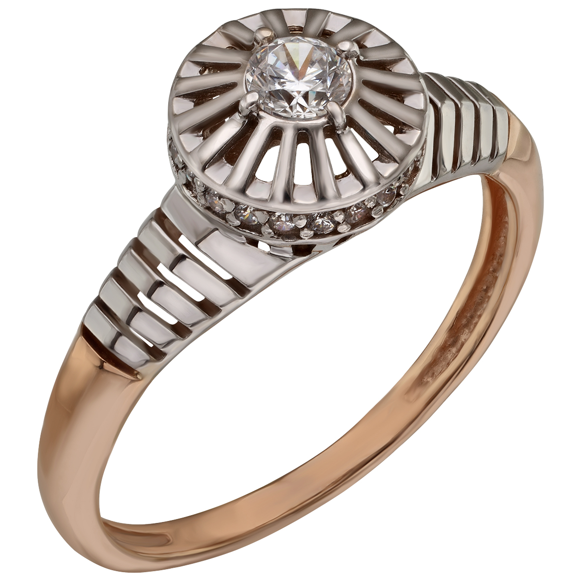 

Золотое кольцо с фианитами Tango Jewellery Company 350071 размер 17.5