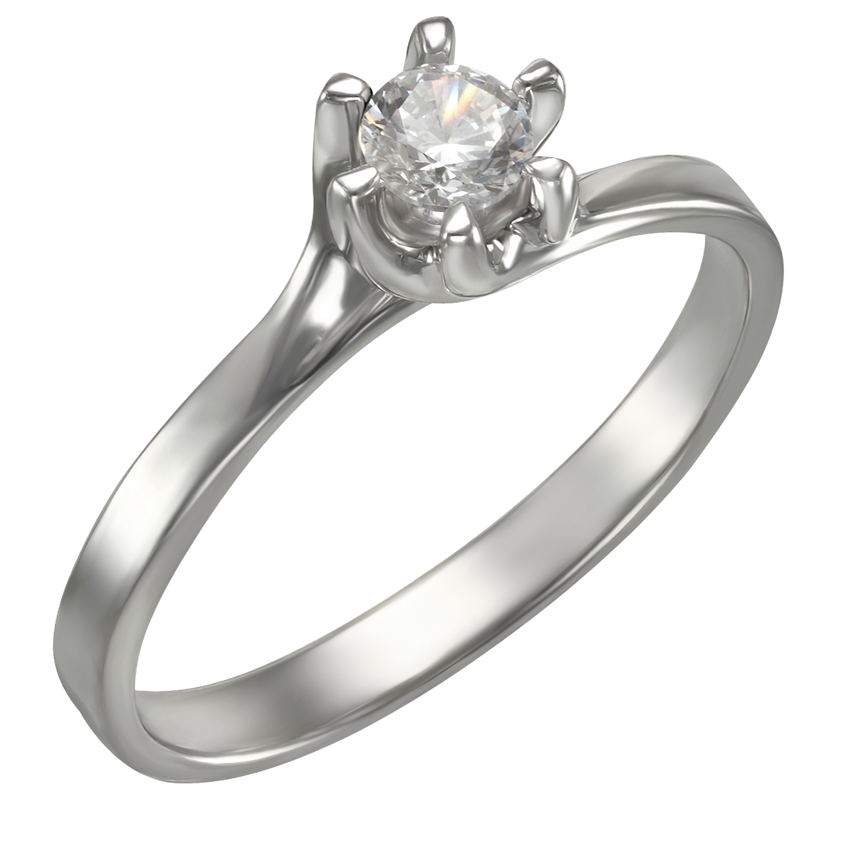 

Кольцо в белом золоте с бриллиантом Tango Jewellery Company 740346В размер 19