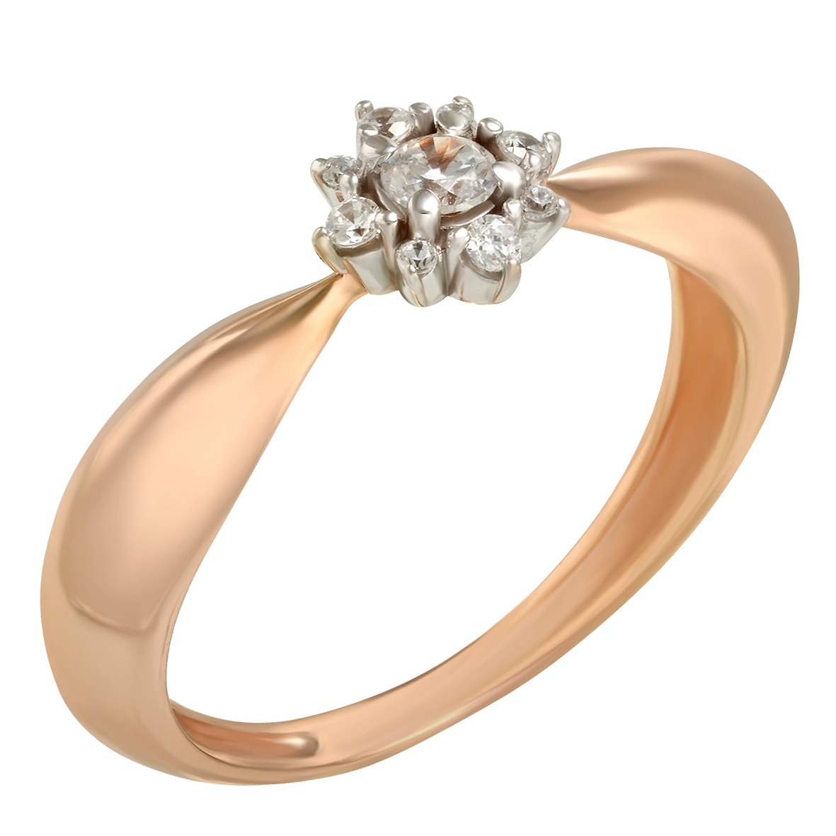 

Золотое кольцо с бриллиантами Tango Jewellery Company 750629 размер 16.5