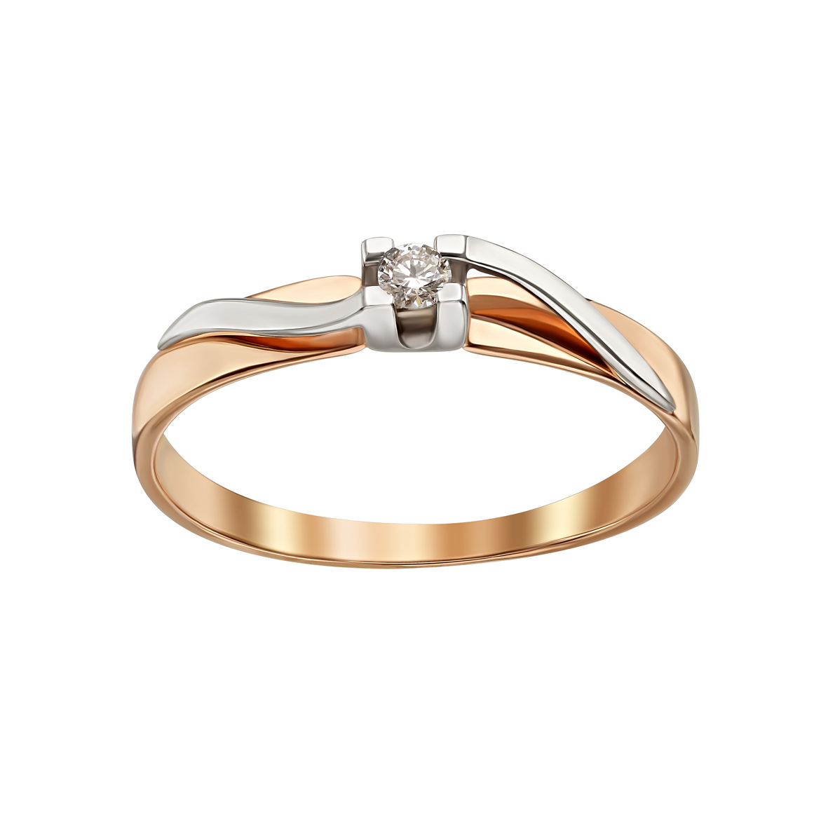 

Золотое кольцо с бриллиантом Tango Jewellery Company 750696 размер 16.5