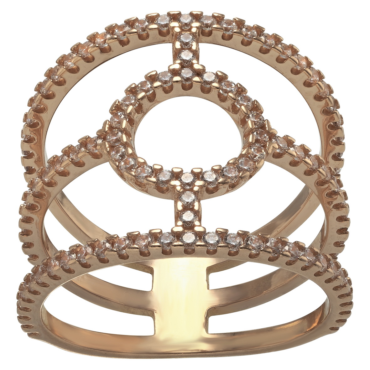 

Золотое кольцо с фианитами Tango Jewellery Company 380353 размер 17.5