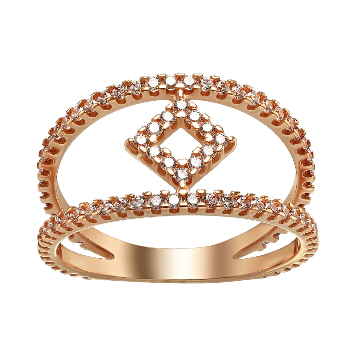 

Золотое кольцо с фианитами Tango Jewellery Company 380356 размер 17.5