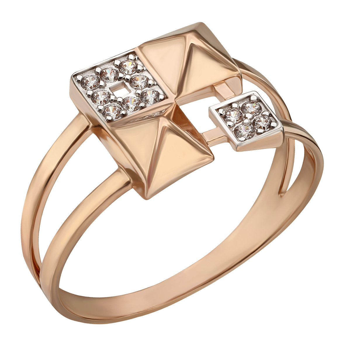 

Золотое кольцо с фианитами Tango Jewellery Company 380532 размер 16.5