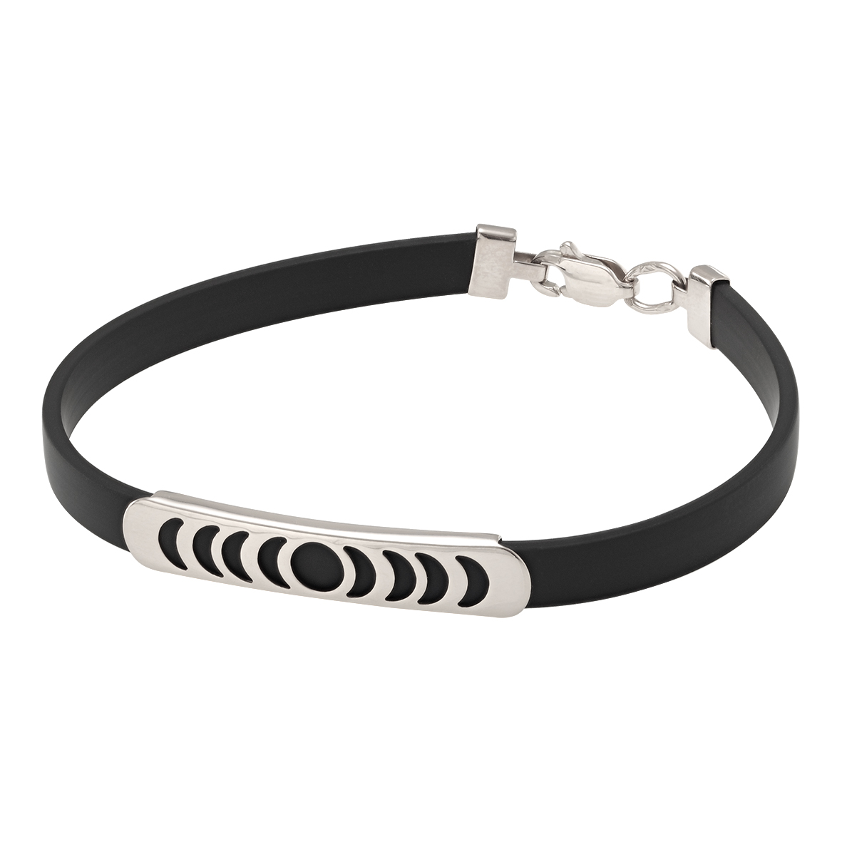 

Браслет из серебра с каучуком Tango Jewellery Company 910071С размер 190
