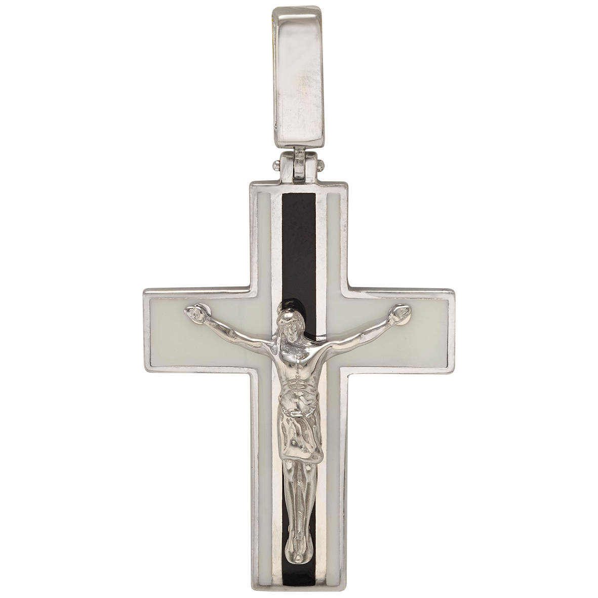 

Серебряный крестик с эмалью Tango Jewellery Company 250032А