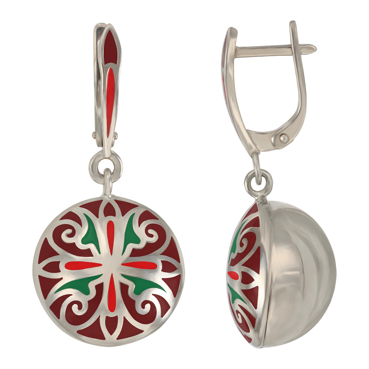 

Серебряные серьги с эмалью Tango Jewellery Company 410088А