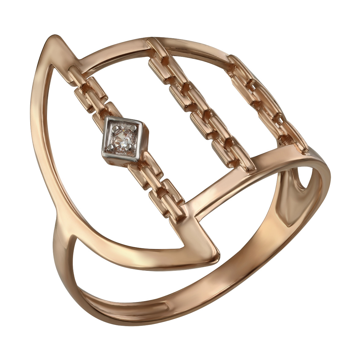 

Золотое кольцо с фианитом Tango Jewellery Company 380442 размер 16.5