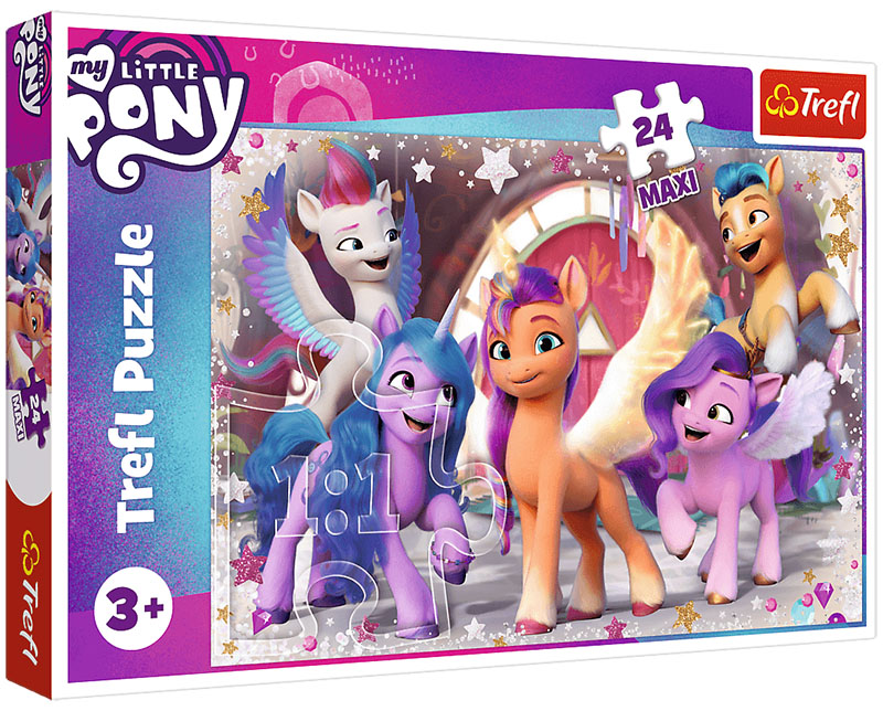 

Пазли Trefl Maxi - Радість маленьких Поні / Hasbro, My Little Pony, 24 елементи (14338)