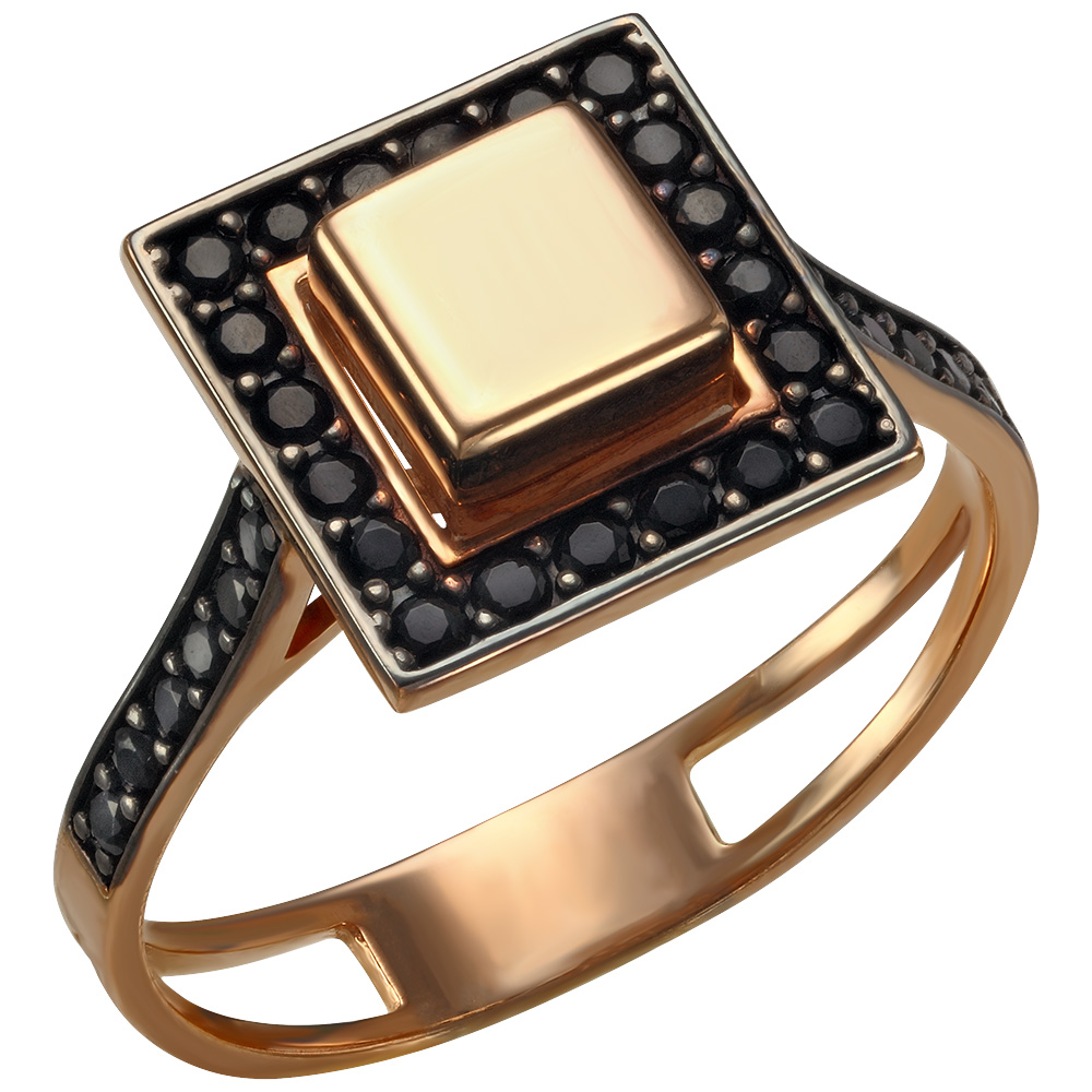 

Золотое кольцо с фианитами Tango Jewellery Company 380388 размер 19