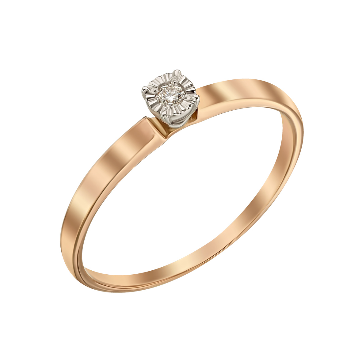 

Золотое кольцо с бриллиантом Tango Jewellery Company 750675 размер 17.5