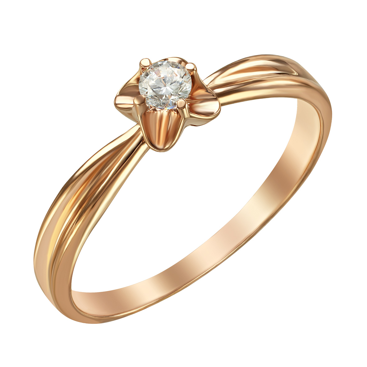 

Золотое кольцо с бриллиантом Tango Jewellery Company 740349 размер 18