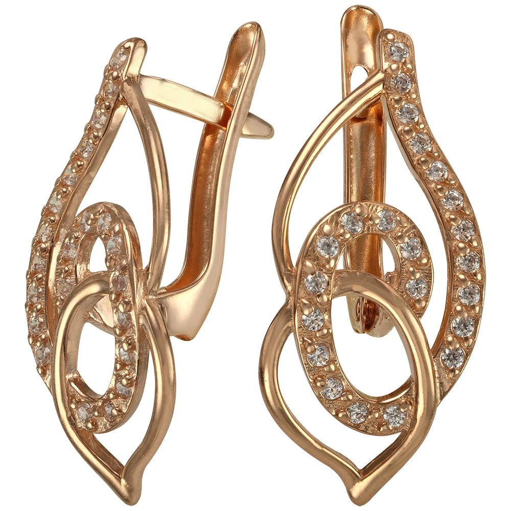 

Золотые серьги "В стиле TANGO" с фианитами Tango Jewellery Company 420793