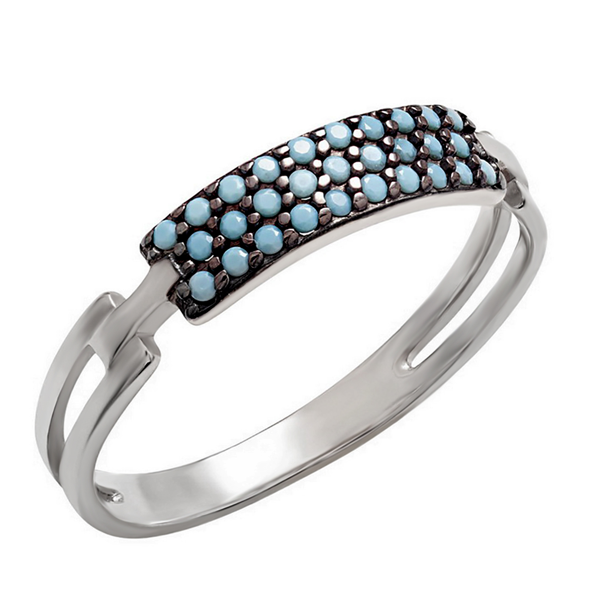 

Серебряное кольцо с фианитами Tango Jewellery Company 380058С размер 16