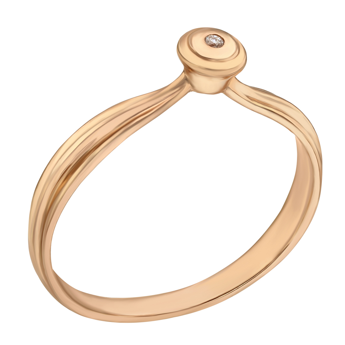 

Кольцо в красном золоте с бриллиантом Tango Jewellery Company 740337 размер 16