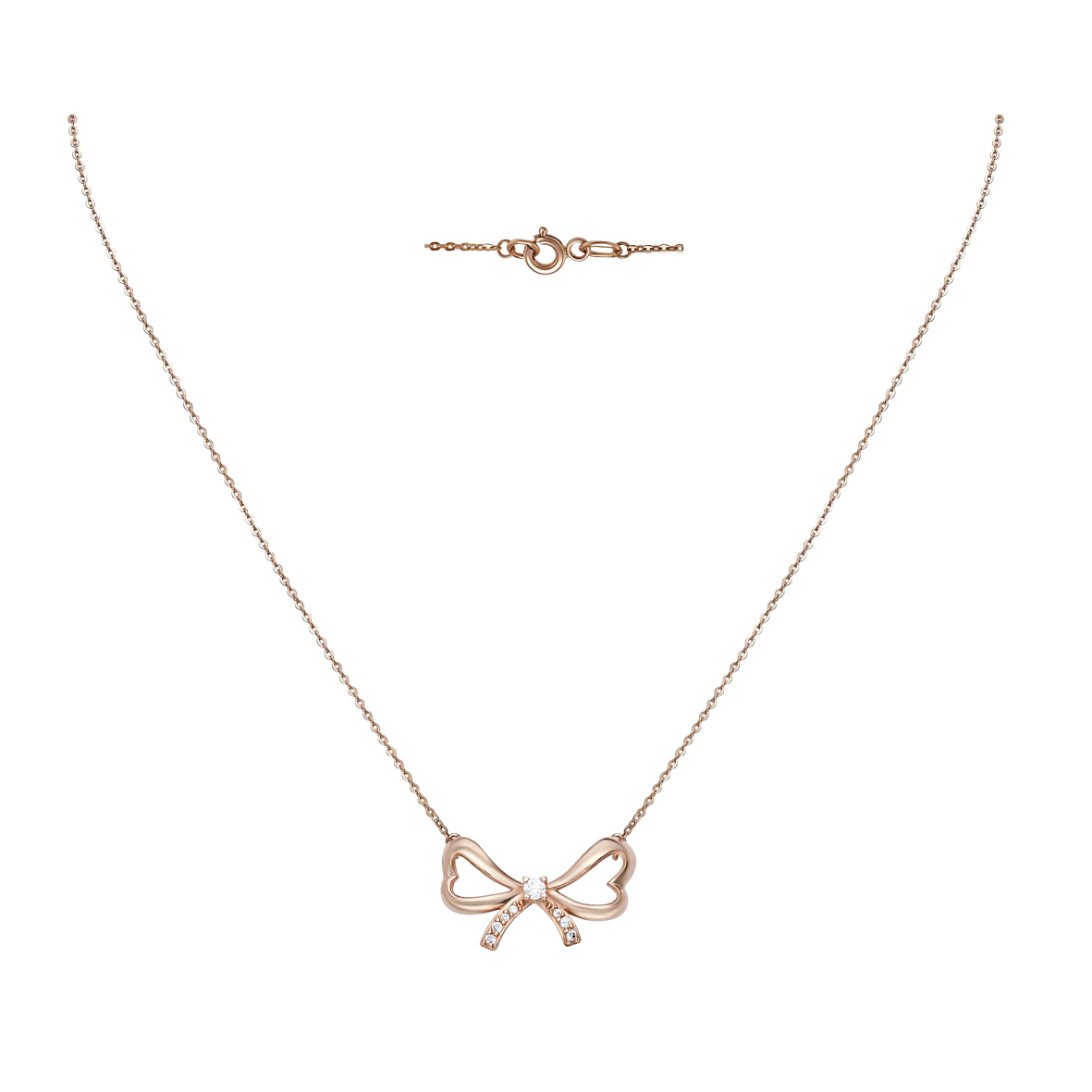 

Золотое колье с фианитами Tango Jewellery Company 860173 размер 450