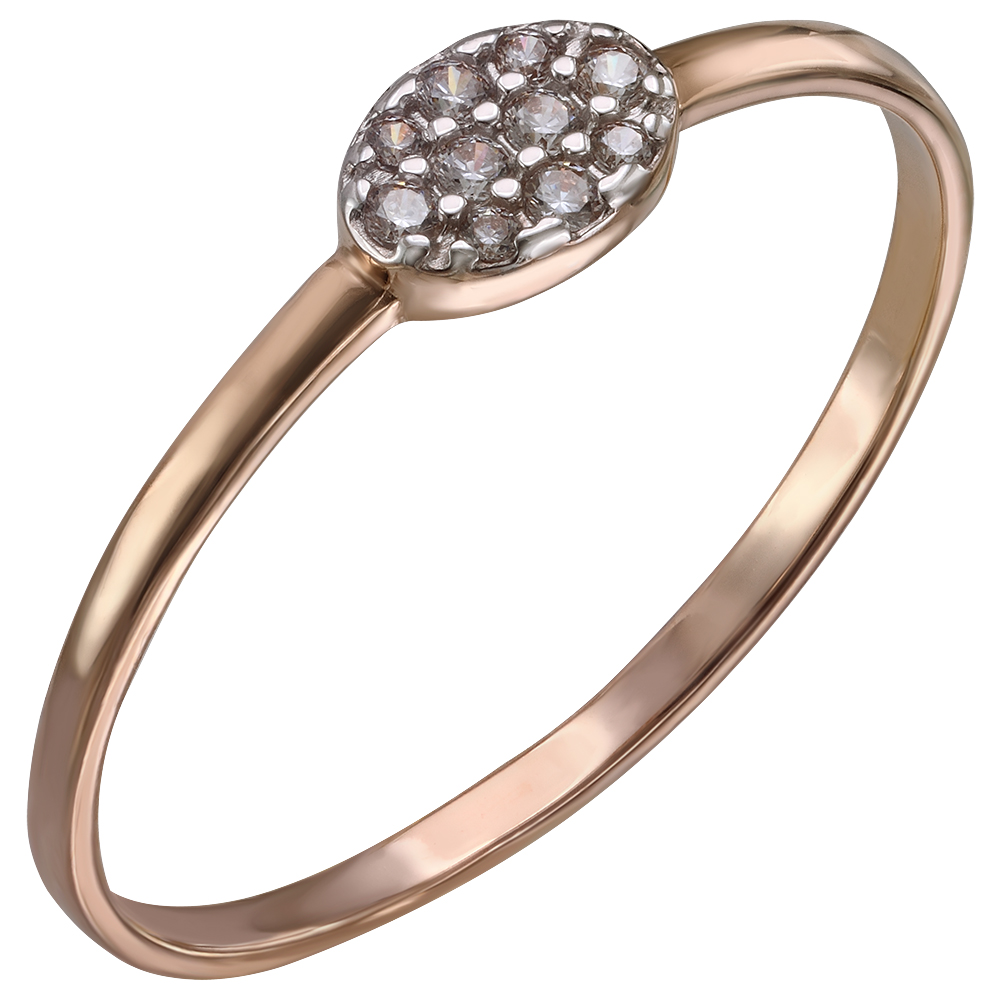 

Золотое кольцо "Элегантность" с фианитами Tango Jewellery Company 380459 размер 18