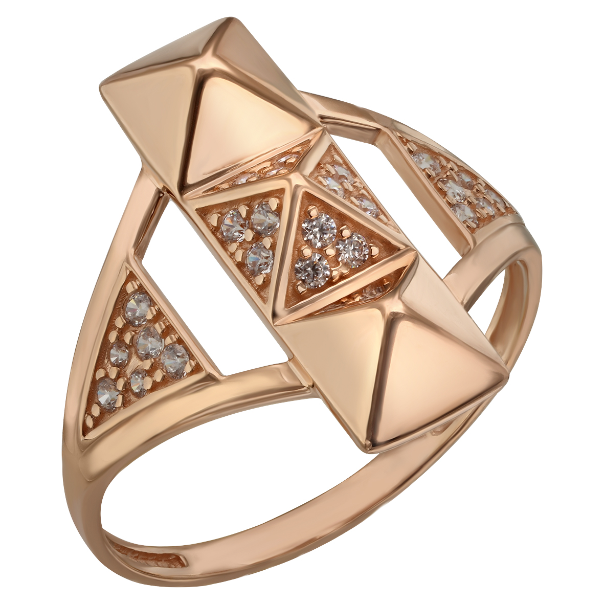 

Золотое кольцо с фианитами Tango Jewellery Company 380516 размер 16.5
