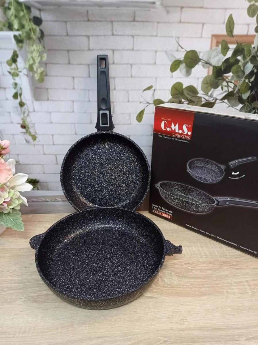 

Набор сковородок OMS 3284-black 2 шт черный
