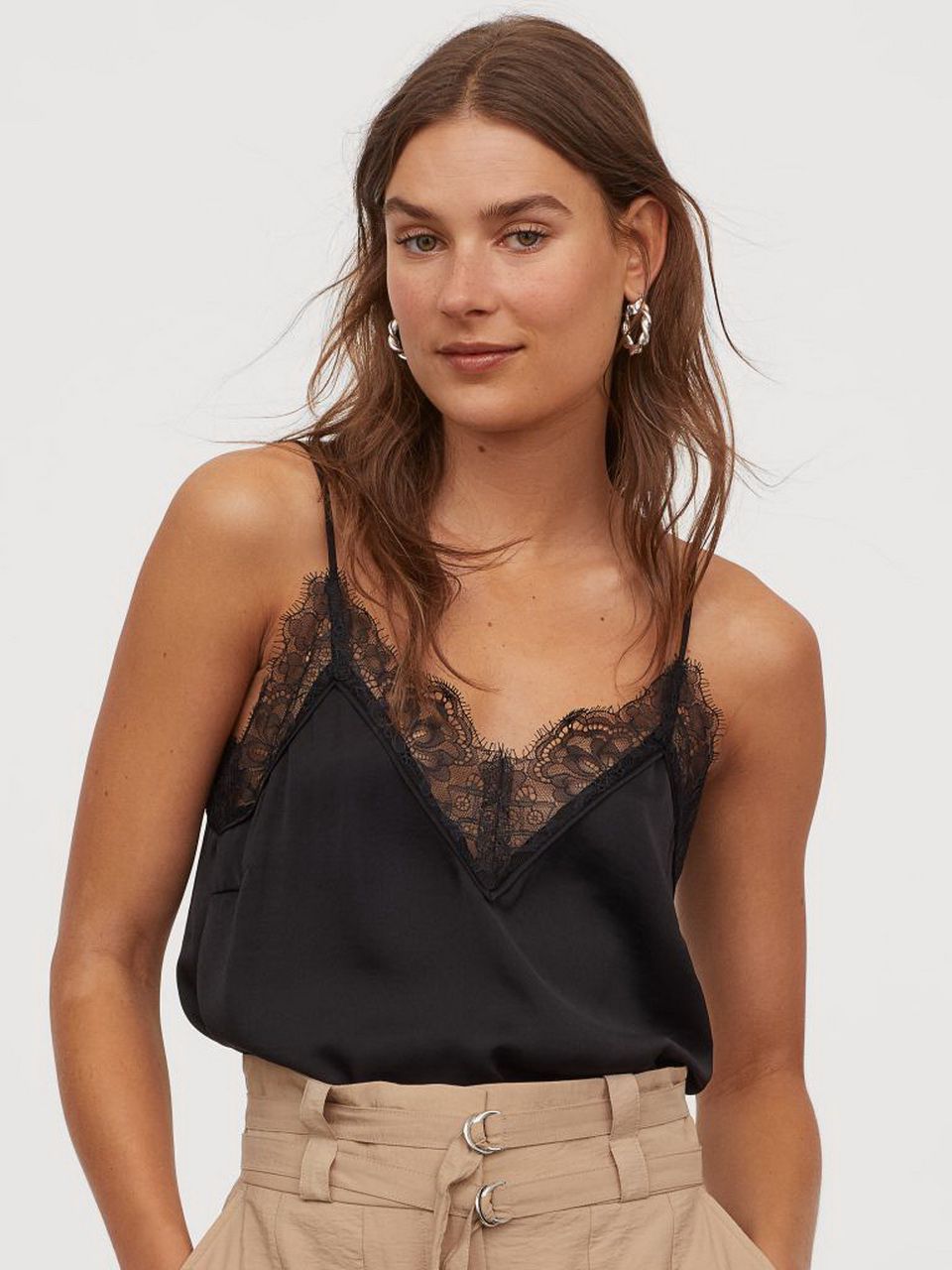 

Топ H&M 0618800-0  Черный, Топ H&M 0618800-0 40 Черный