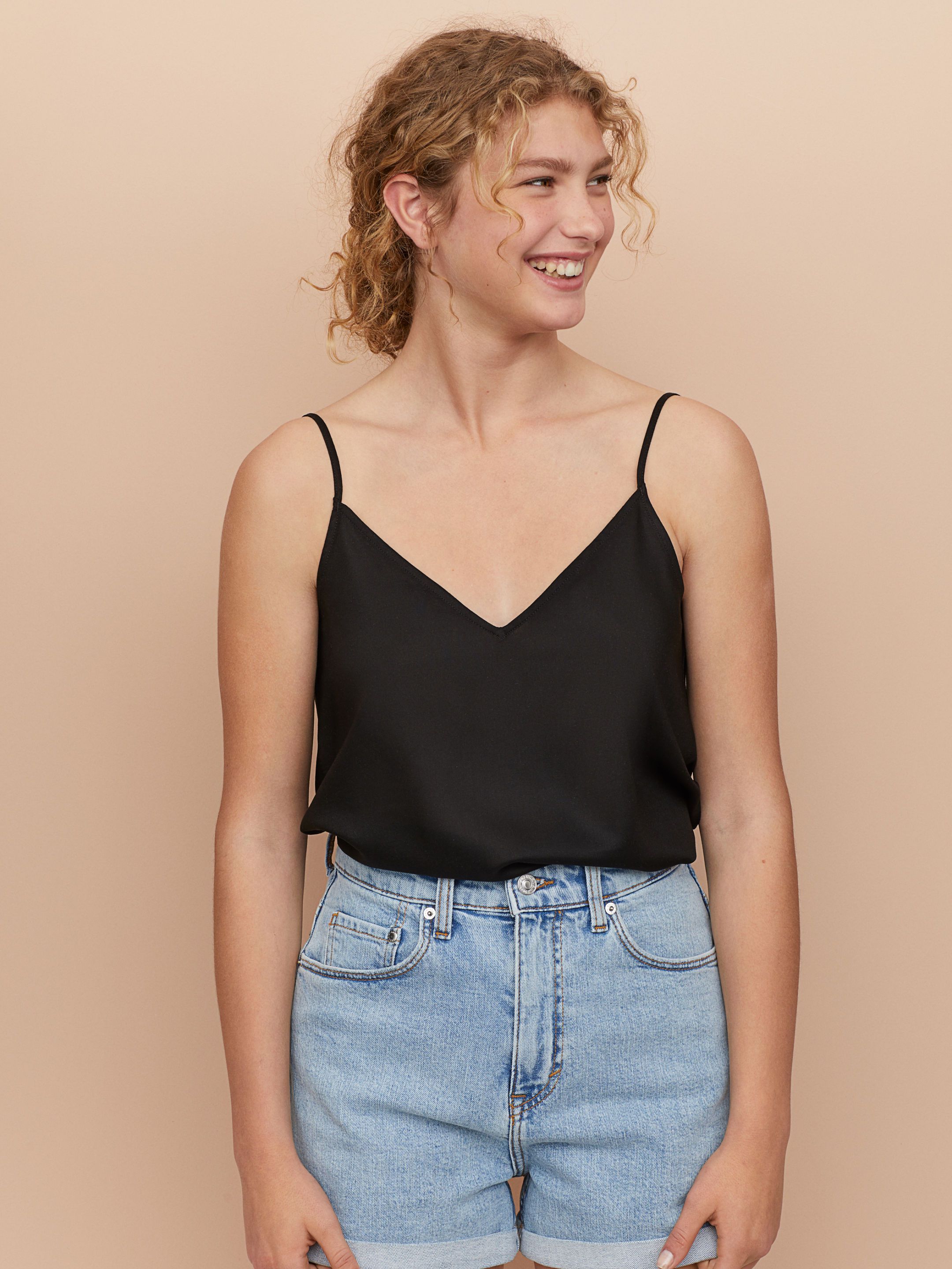 

Топ H&M 0723151-9  Черный, Топ H&M 0723151-9 36 Черный