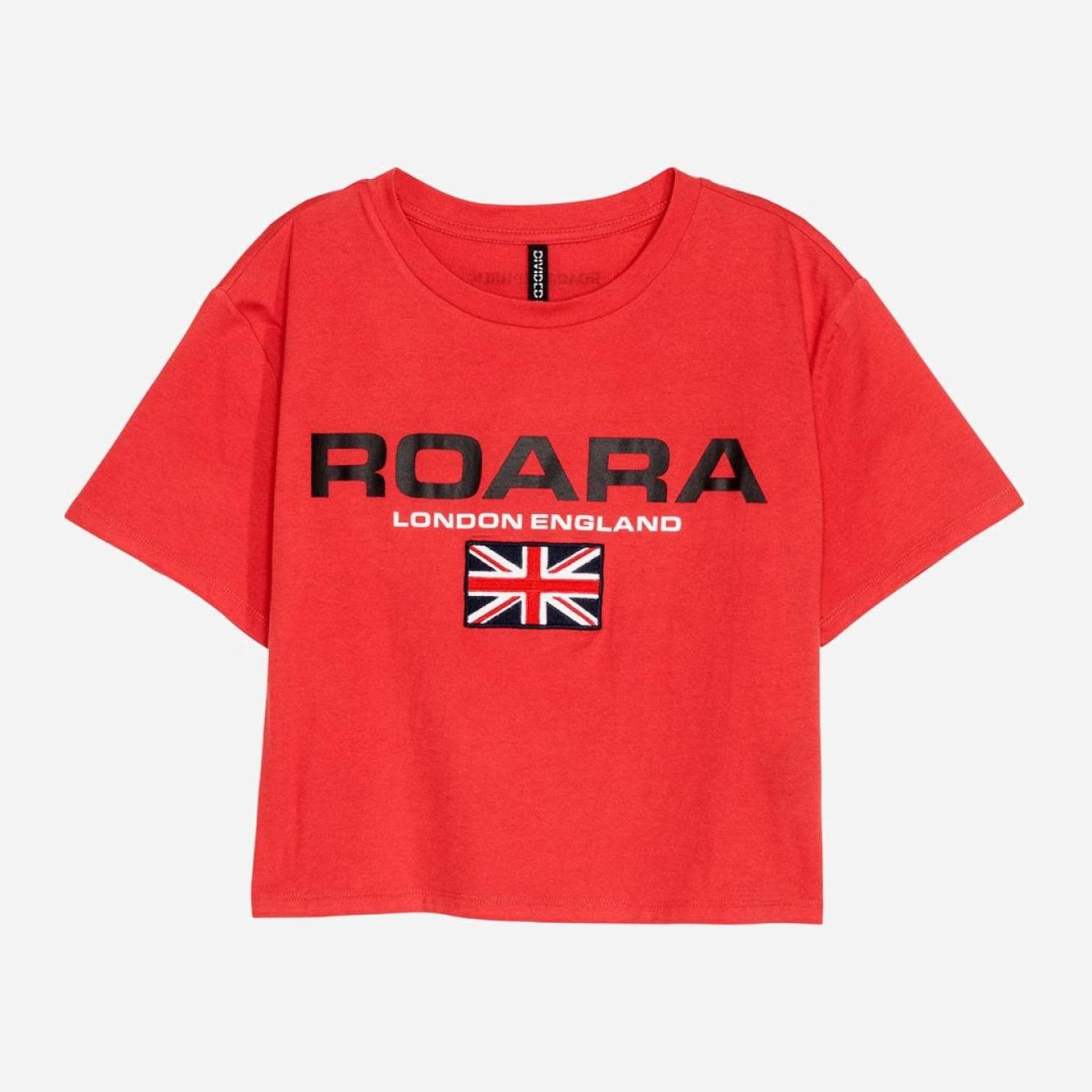 

Футболка H& 0636779-7  Красная, Футболка H&M 0636779-7 M Красная