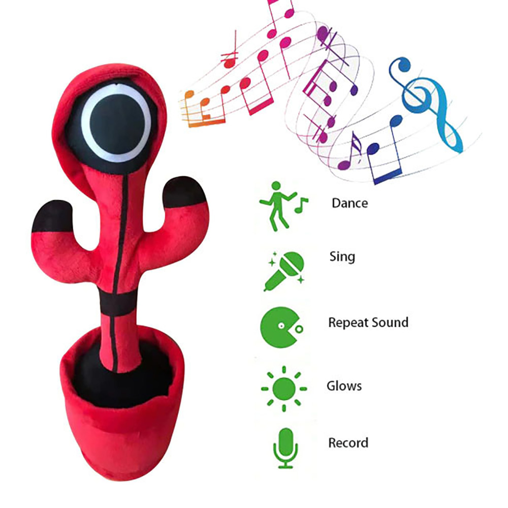 

Танцующий кактус "Игра в кальмара" Круг