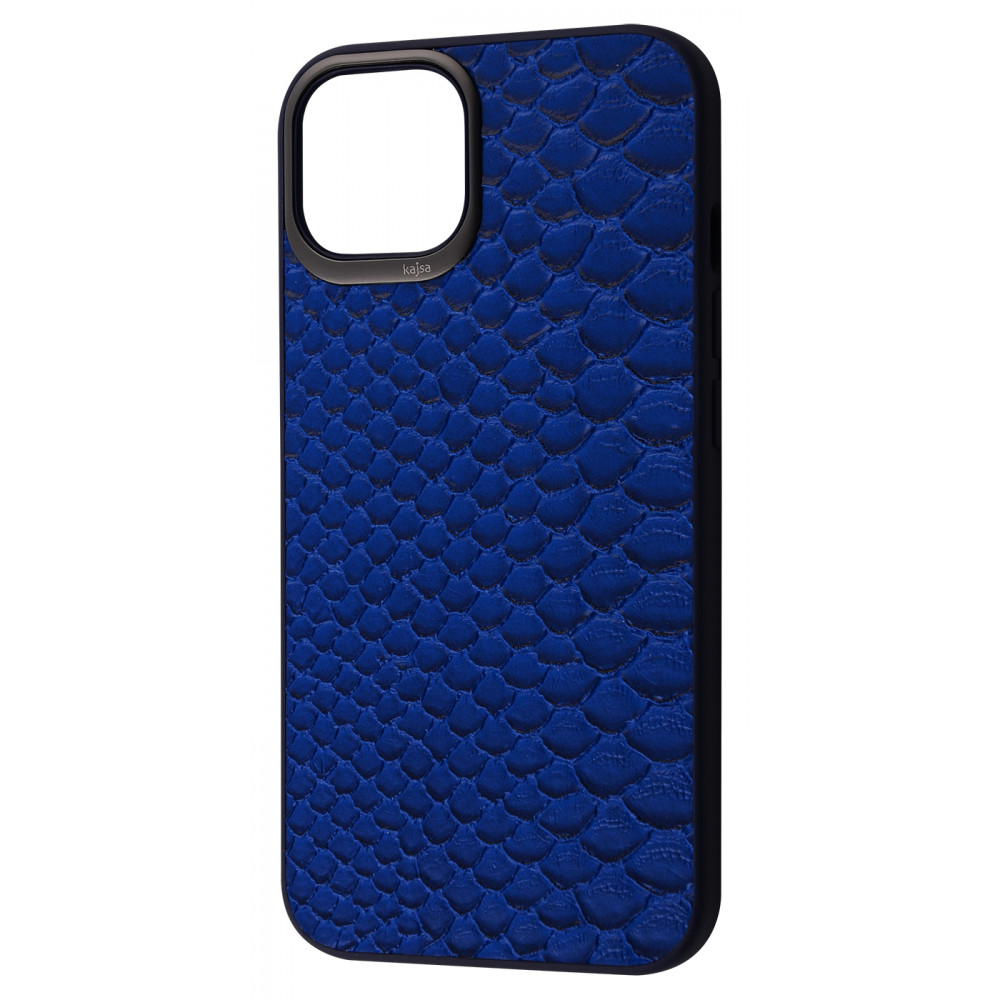 

Чехол Kajsa Crocodile Leather iPhone 12/12 Pro blue Синий