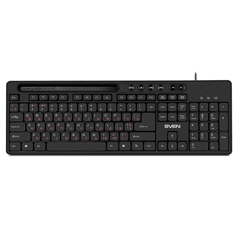 

Клавиатура Sven KB-S302 Black USB UAH