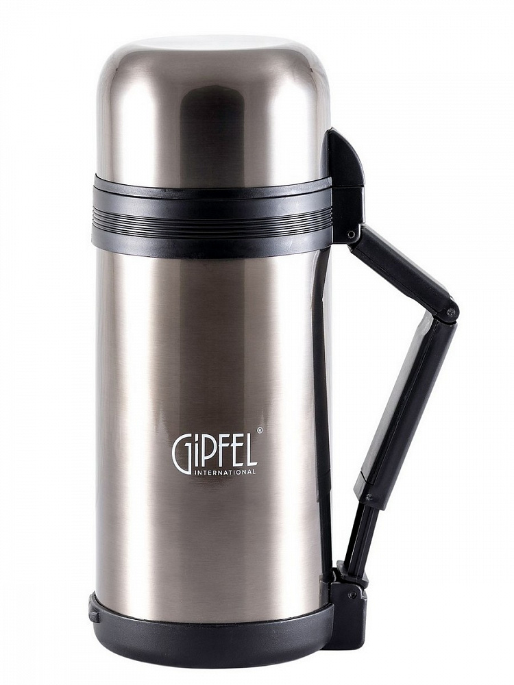 

Вакуумный термос GIPFEL Santos 1.2 л стальной (8210)