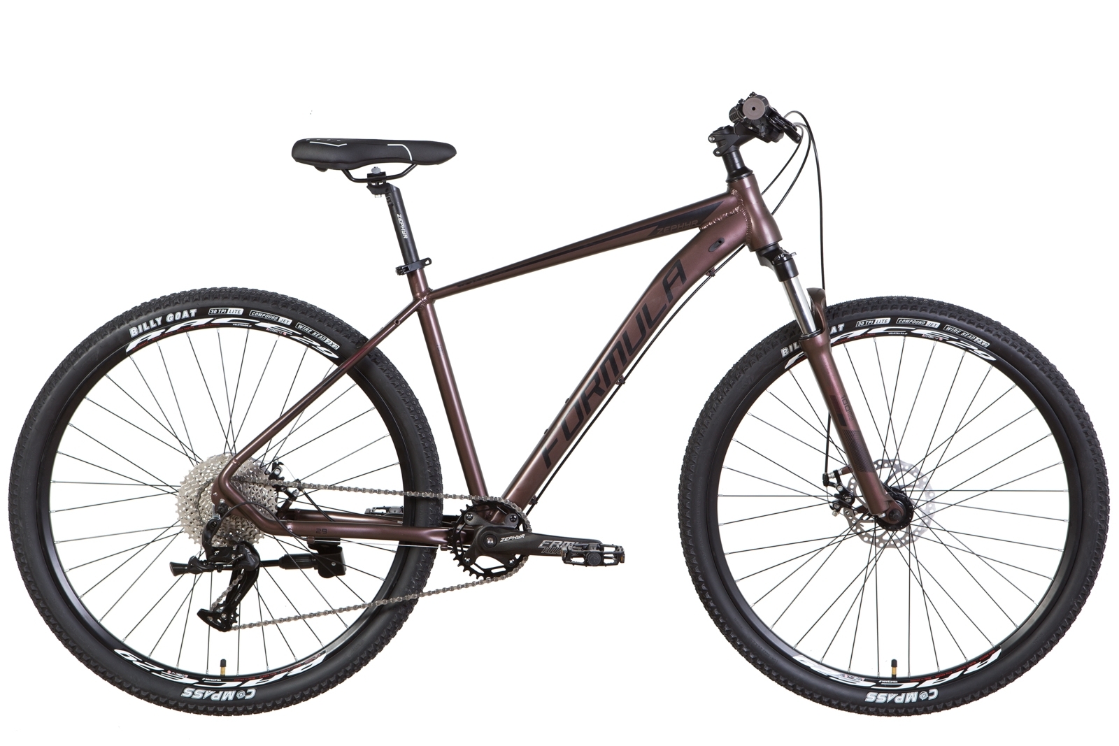 

Велосипед 29" Formula ZEPHYR 1.0 DD 19" темно-коричневый (м) 2022