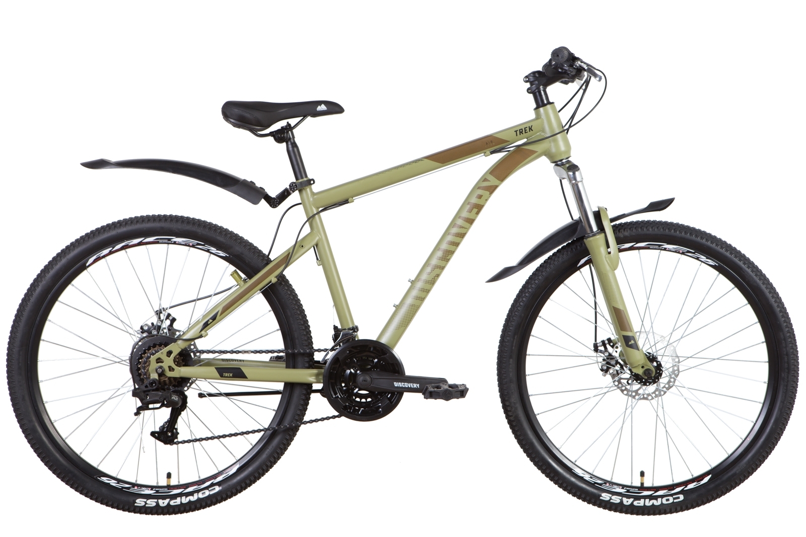 

Велосипед 26" Discovery TREK AM DD 15" хаки (м) 2022