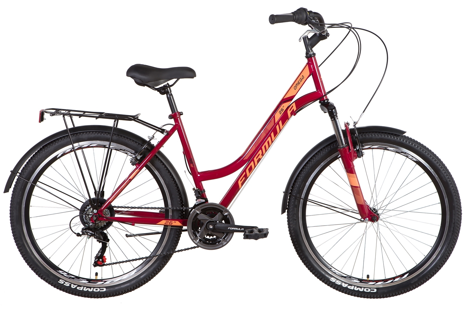 

Велосипед 26" Formula OMEGA AM Vbr 18" красный 2022