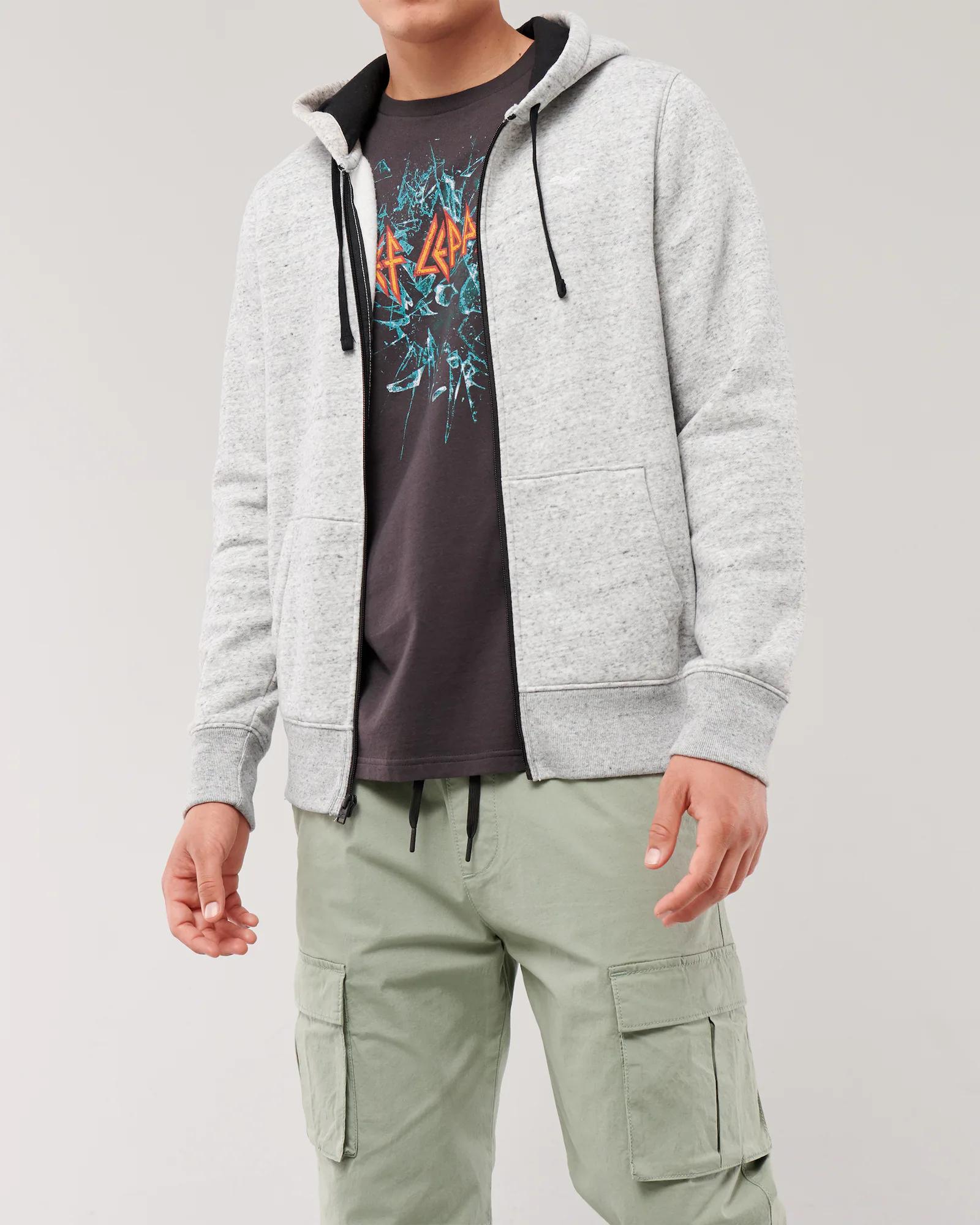 

Толстовка мужская - толстовка Hollister HC9056M  Серый, Толстовка мужская - толстовка Hollister HC9056M M Серый