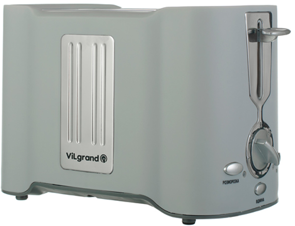 

Тостер ViLgrand VT0929Н Grey