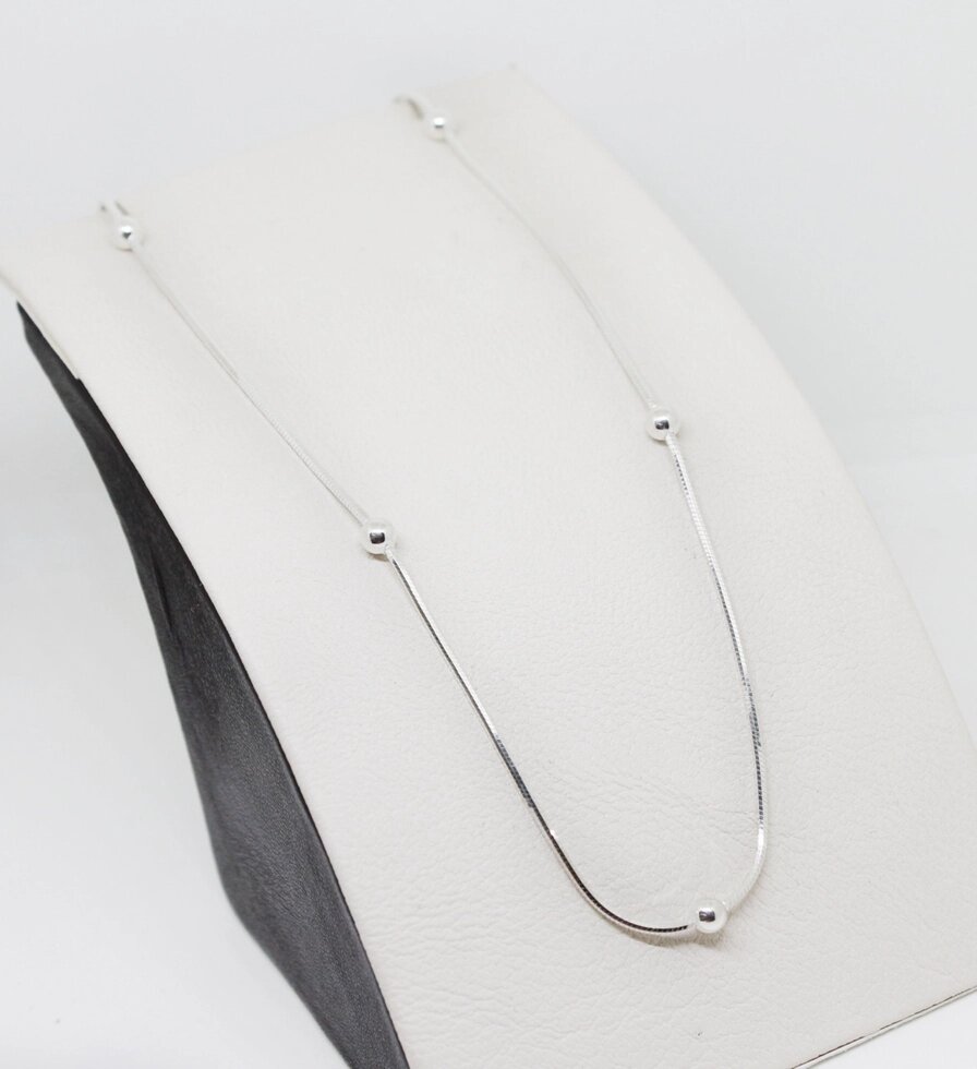 

Колье серебряное " Шарики" 50 5,95 г